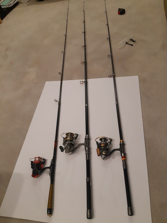 REELS AND RODS Fisherman Fishing